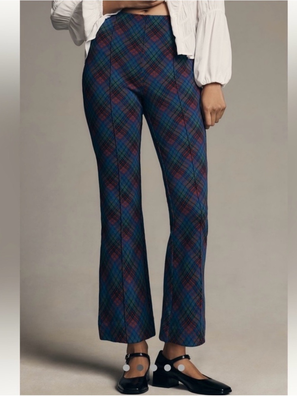 Anthropologie Maeve Plaid pants